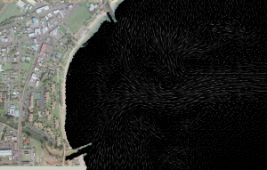 Model Output of Ocean Circulation Pattern